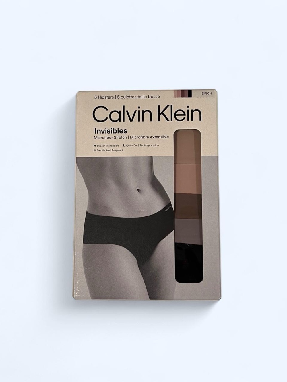 calvin klein invisibles hipster panties
